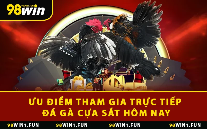 Ưu điểm tham gia trực tiếp đá gà cựa sắt hôm nay